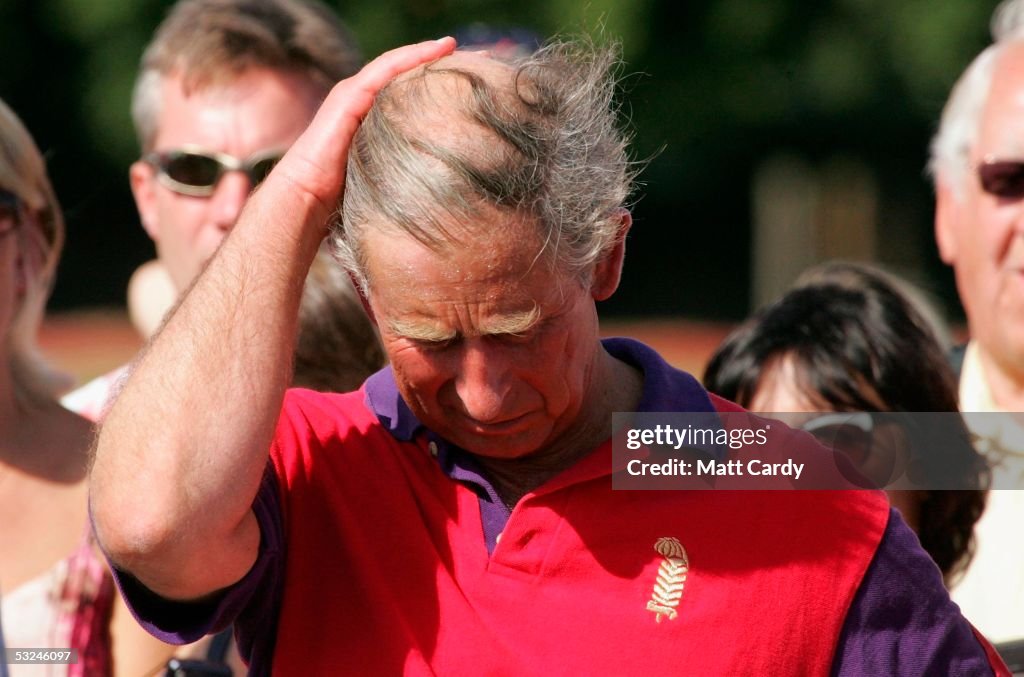 Prince Charles Plays Polo At Beaufort