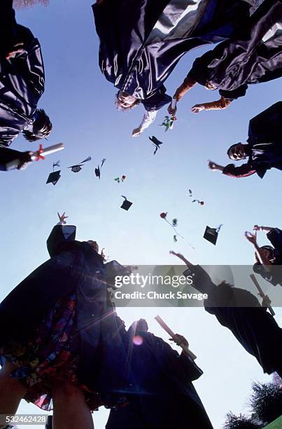 graduation tradition - perfect moment stock pictures, royalty-free photos & images