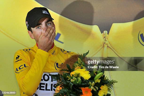 101th Tour de France / Stage 9 Podium / GALLOPIN Tony Yellow Leader Jersey / Celebration Joie Vreugde / Gerardmer - Mulhouse / Ronde van Frankrijk...