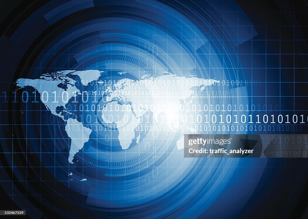 Abstrakte Globus Hintergrund