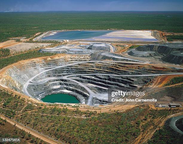 uranium ranger mine, northern territory, australia - uranium stock pictures, royalty-free photos & images