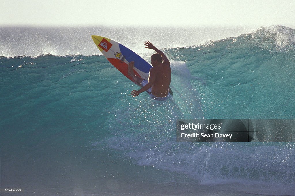 Kelly Slater Surfing