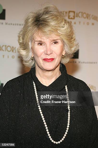 Actress Barbara Bosson arrives at the Screen Actors Guild Foundation Unveils Actors resource Centre at "Cocktails on Sunset" benefit launch party...