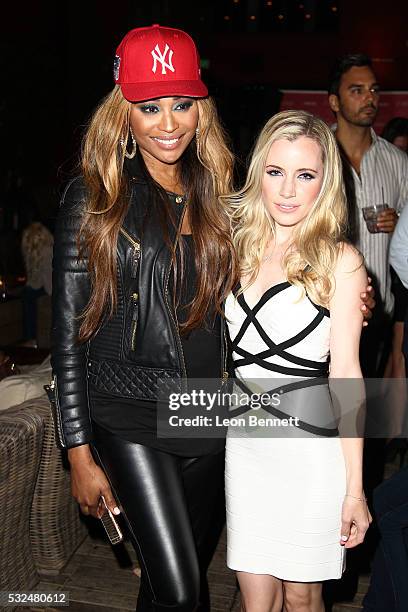 Personality Cynthia Bailey and Model Jaimie Hilfiger attends Cargo By Cynthia Bailey VIP Reception at The Redbury Hotel on May 18, 2016 in Hollywood,...