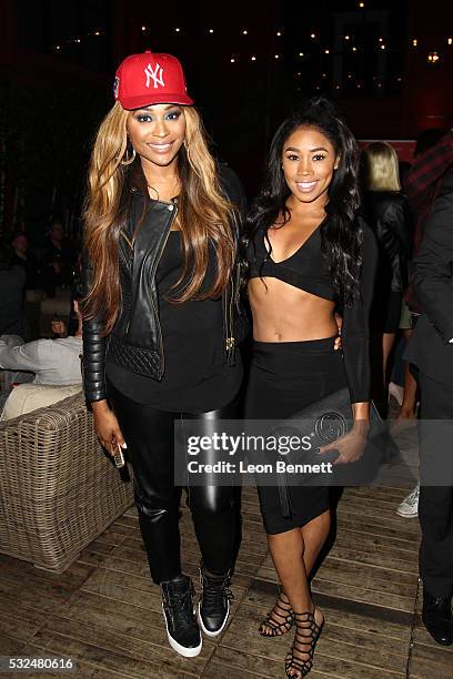 Personality Cynthia Bailey and Actress Ariane Andrew attends Cargo By Cynthia Bailey VIP Reception at The Redbury Hotel on May 18, 2016 in Hollywood,...