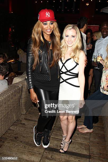 Personality Cynthia Bailey and Model Jaimie Hilfiger attends Cargo By Cynthia Bailey VIP Reception at The Redbury Hotel on May 18, 2016 in Hollywood,...