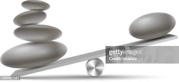 imbalance - cobblestone stock illustrations