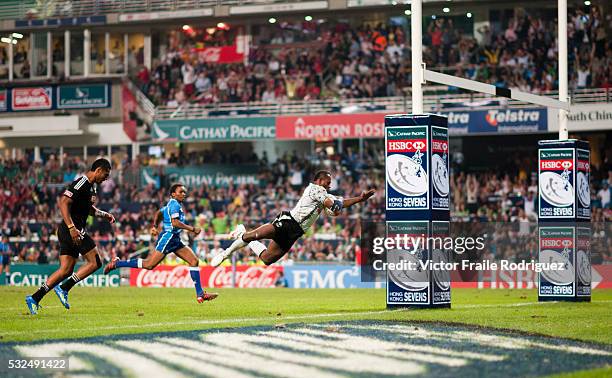 Fiji beat New Zealand 35-28 in the Cup Final on Day 3 of the 2012 Cathay Pacific / HSBC Hong Kong Sevens at the Hong Kong Stadium in Hong Kong, China...