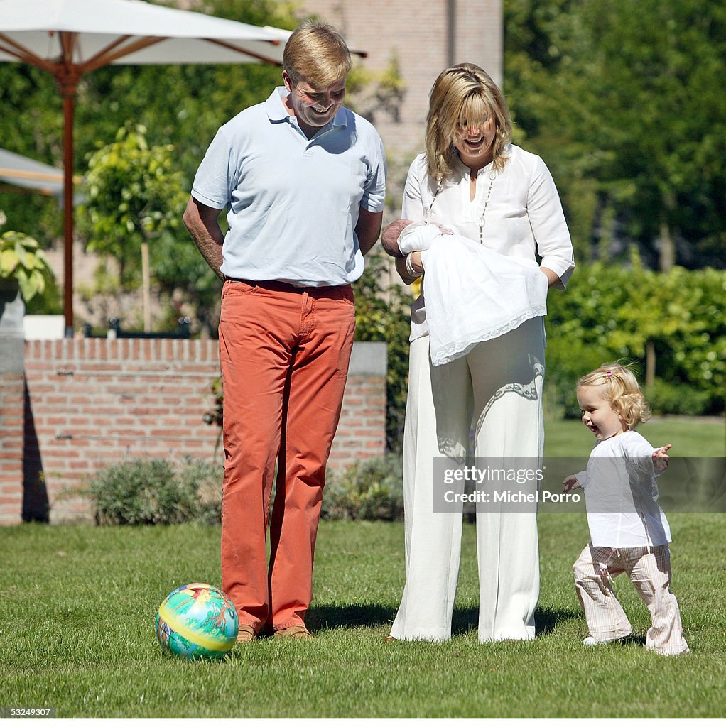 Dutch Crown Prince Willem-Alexander - Family Photocall