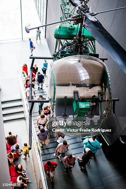 Tourists in the Museum of Modern Art on June 18 2012 in New York, United States of America. Photo by Victor Fraile