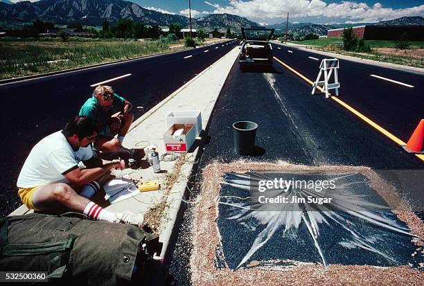 Testing Rough Road 444 Road Asphalt Testing Stock Photos, High-Res Pictures, and Images ...