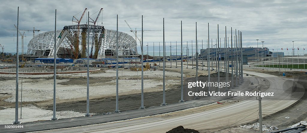 General Views of Venues for Sochi 2014 Winter Olympic Games in Russia