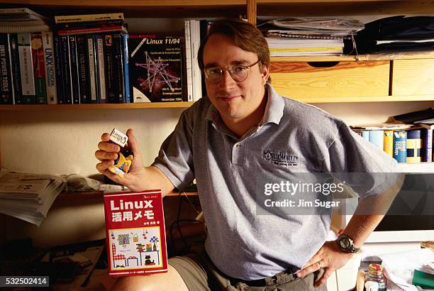 linus torvalds - linus torvalds fotografías e imágenes de stock