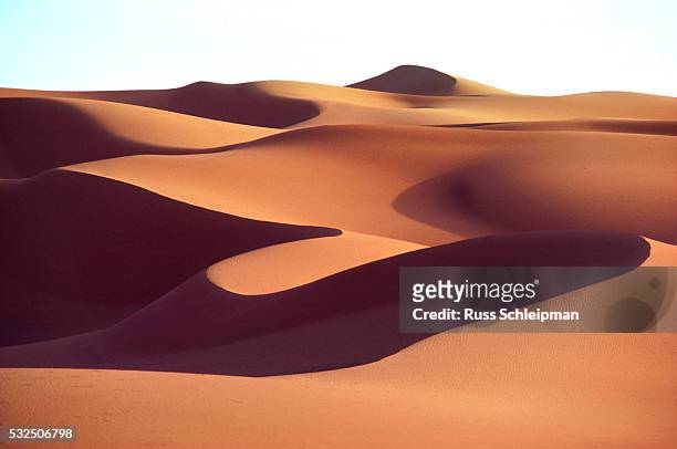 sand dunes - duinen stockfoto's en -beelden