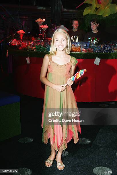 Actress Annasophia Robb attends the after show party following the UK Premiere of "Charlie And The Chocolate Factory," at "The Old Billinsgate fish...