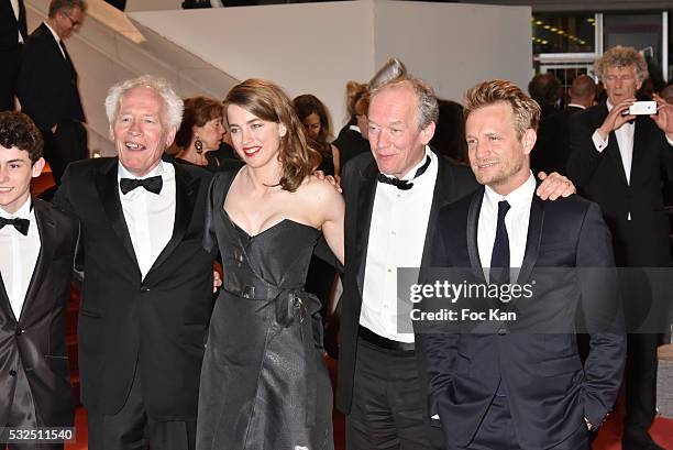 Actor Louka, director Luc Dardenne, actress Adele Haenel, director Jean-Pierre Dardenne and actor Jeremie Renier attend 'The Unknown Girl ' Premiere...