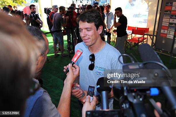 69th Tour of Spain 2014 / Team Presentation URAN Rigoberto / Interview Press Pers Journalist Media / Presentation d'Equipes Ploegenpresentatie /...