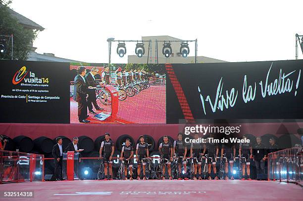 69th Tour of Spain 2014 / Team Presentation Trek Factory Racing / CANCELLARA Fabian / ARREDONDO Julian David / FELLINE Fabio / JUNGELS Bob / POPOVYCH...