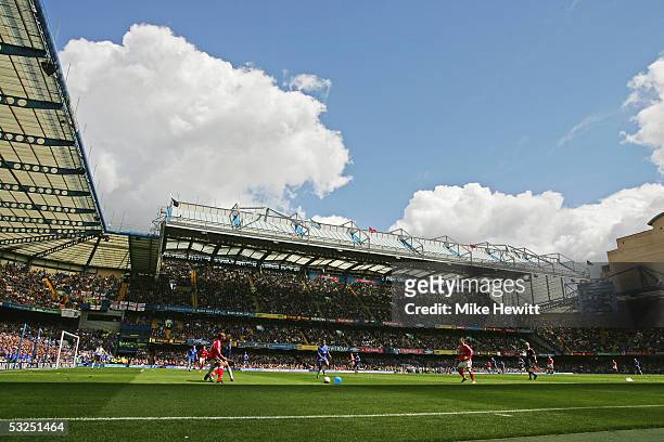 General view of Stamford Bridge during the Barclays Premiership match between Chelsea and Charlton at Stamford Bridge on May 7, 2005 in London,...