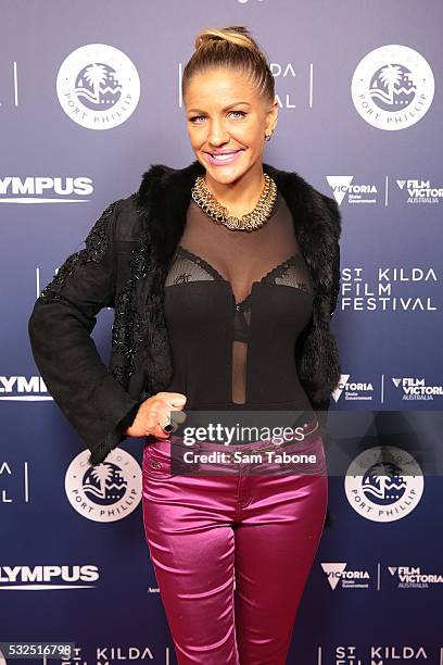 Brynne Edelsten attends Opening Night of the St Kilda Film Festival at the Palais Theatre on May 19, 2016 in St Kilda, Australia.