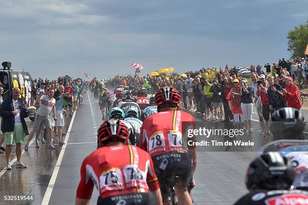 102nd Tour de France / Stage 2 Illustration Illustratie / Peleton Peloton / Rain Pluie Regen / Landscape Paysage Landschap / Utrecht - Zeeland...