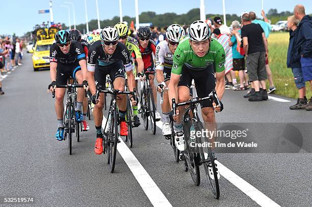 102nd Tour de France / Stage 2 MARTIN Tony Green Sprint Jersey / KWIATKOWSKI Michal / STYBAR Zdenek / Utrecht - Zeeland Neeltje Jans / Ronde van...