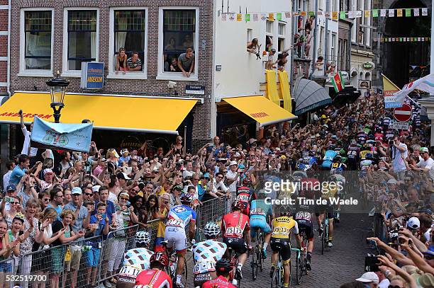 102nd Tour de France / Stage 2 Illustration Illustratie / Peleton Peloton / Public Publiek Spectators / Fans Supporters / Utrecht - Zeeland Neeltje...