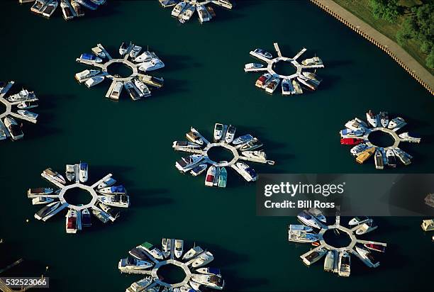 belmont harbor star docks in chicago, illinois by bill ross - belmont harbor imagens e fotografias de stock