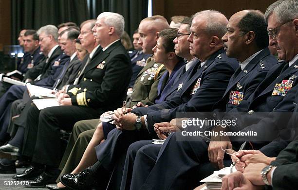 Army Base Realignment Rumsfeld Attends A Defense Base Closure And Realignment Commission ...
