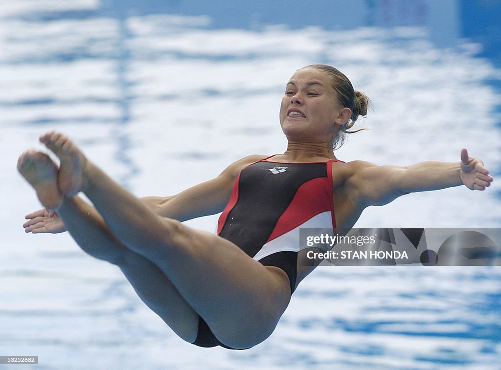 Clemence Monnery of France performs duri