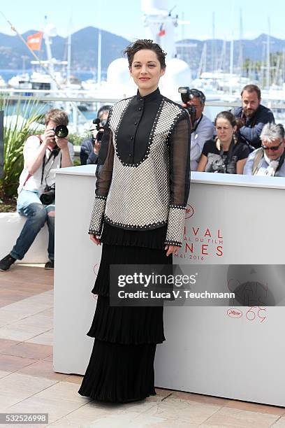 Marion Cotillard attends the "It's Only The End Of The World " Photocall during the 69th annual Cannes Film Festival at the Palais des Festivals on...