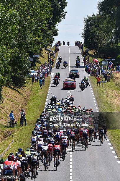 102nd Tour de France / Stage 6 Illustration Illustratie/ Peloton Peleton/ Landscape Paysage/ Abbeville - Le Havre / Ronde van Frankrijk TDF / Etape...