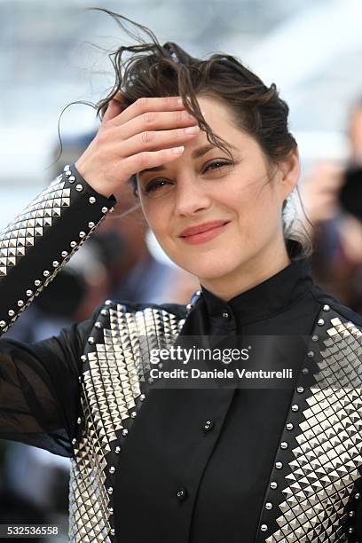 Actress Marion Cotillard attends 'It's Only The End Of The World ' during the Photocall - The 69th Annual Cannes Film Festival on May 19, 2016 in...