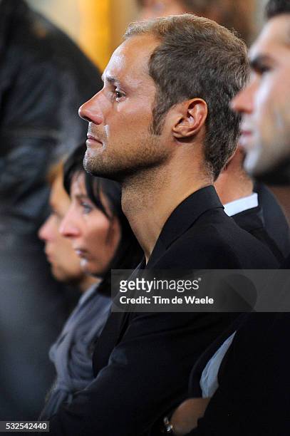 Funeral Wouter Weylandt Tom BOONEN Wouter WEYLANDT Funeral after tragic and mortal accident on Giro stage 3 - 9 th May / Team Leopard Trek /...