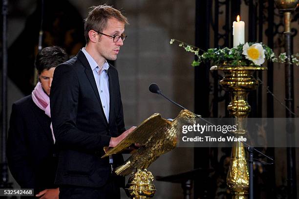 Funeral Wouter Weylandt Tim VAN DER JEUGD / Wouter WEYLANDT Funeral after tragic and mortal accident on Giro stage 3 - 9 th May / Team Leopard Trek /...