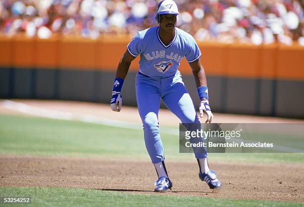 Infielder Fred McGriff of the Toronto Blue Jays prepares to run the bases during a game circa late-1980s. McGriff played for the Blue Jays from...