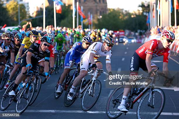 Santos Tour Down Under - People s Choice 2014 Andre GREIPEL / Ilustration Ilustratie/ Peloton Peleton/ Publik spectators/ Adelaide - Adelaide TDU/...