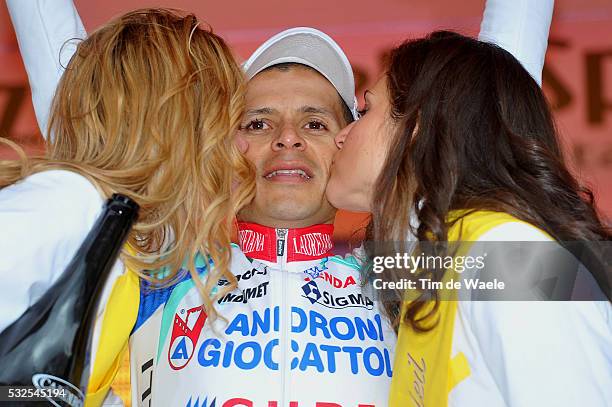 94th Giro Italia 2011/ Stage 13 Podium / RUJANO GUILLEN Jose Celebration Joie Vreugde / Spilimbergo - Grossglockner / Tour of Italie / Tour d'Italie...