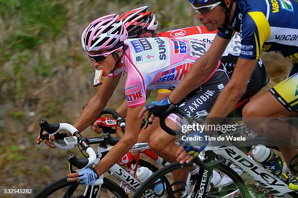 94th Giro Italia 2011/ Stage 13 CONTADOR Alberto Pink jersey / SIS / Ravitaillement Bevoorrading / Spilimbergo - Grossglockner / Tour of Italie /...