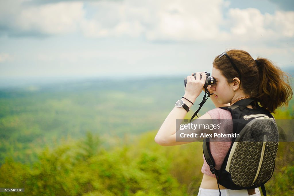 Scenic view to Great Smoky Mountains from Cherohala Skyway, Tennessee
