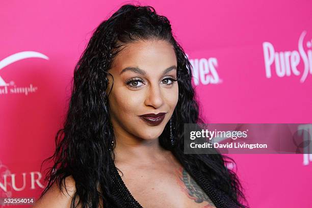 Crystal Renay Smith arrives at the OK! Magazine's So Sexy LA at the Skybar at Mondrian on May 18, 2016 in West Hollywood, California.