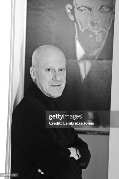 Architect Lord Norman Foster poses at home on the 22nd of January 2004.