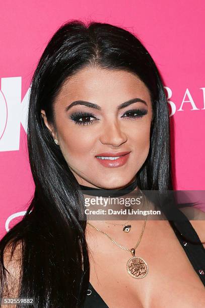 Golnesa "GG" Gharachedaghi arrives at the OK! Magazine's So Sexy LA at the Skybar at Mondrian on May 18, 2016 in West Hollywood, California.