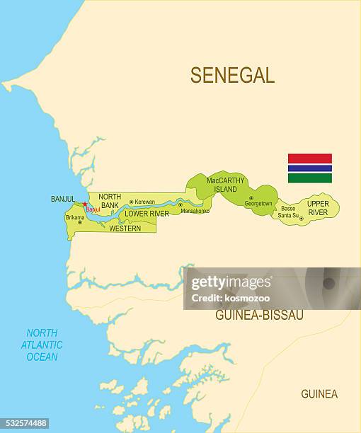 gambia - banjul gambia stock illustrations