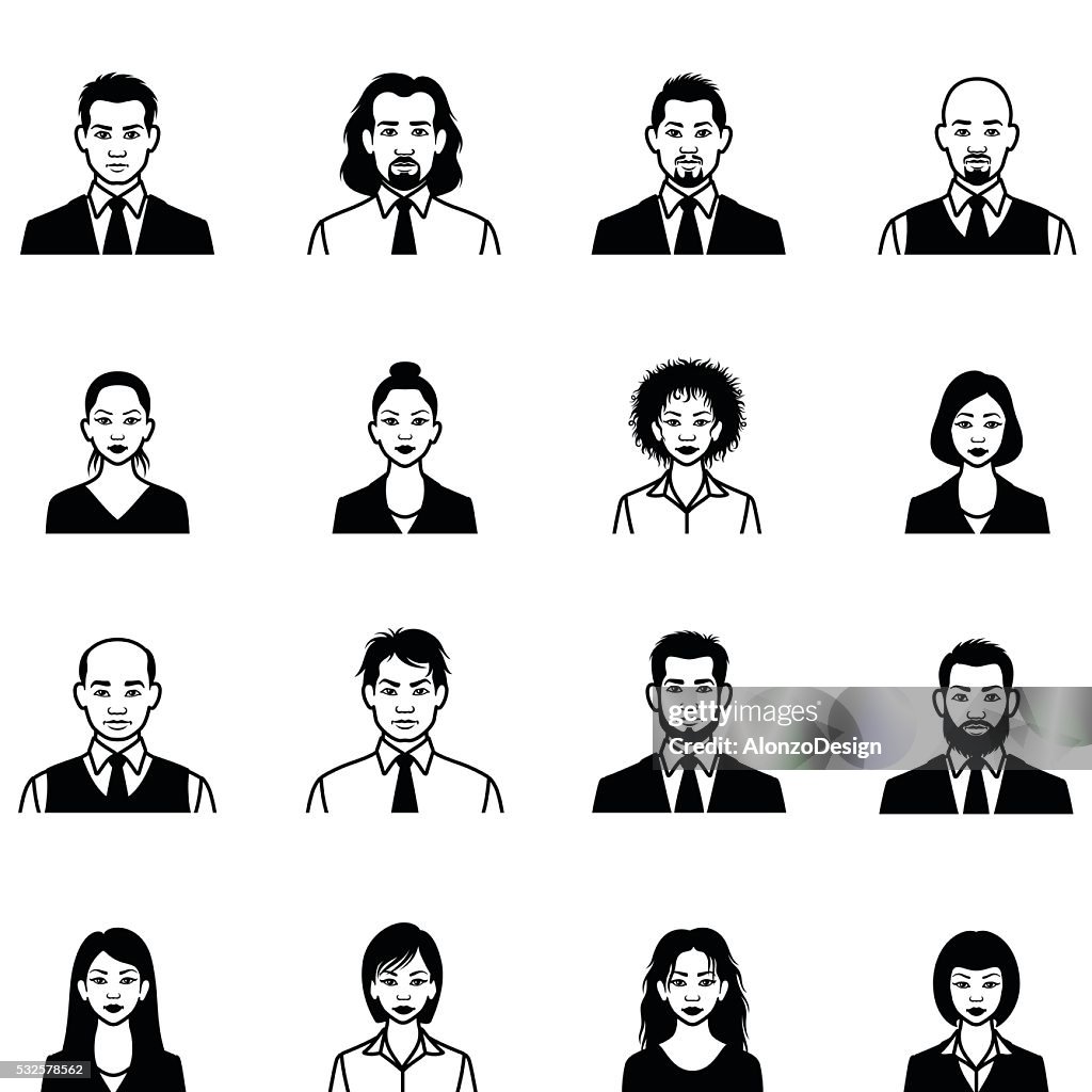 Human Face Icons