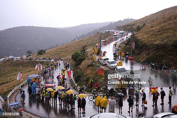 102nd Tour de France / Stage 12 Illustration Illustratie / Plateau De Beille / Peleton Peloton / Mountains Montagnes Bergen / Landscape Paysage...