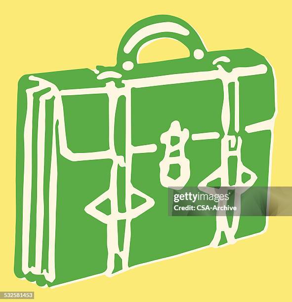 briefcase - tote stock illustrations