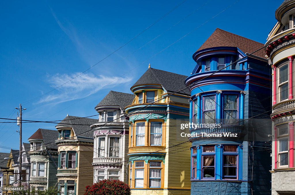 Victorian Houses in San Francisco