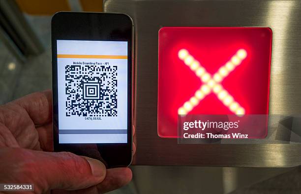 Scan Pass Muster 80 Boarding Pass Scan Stock Photos, High-Res Pictures, and Images ...
