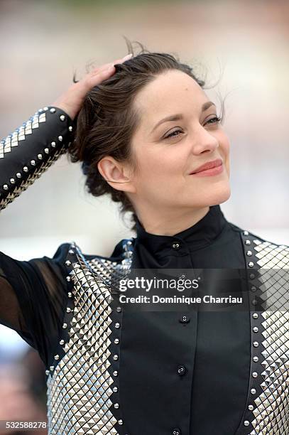 Marion Cotillard attends the "It's Only The End Of The World " Photocall during the 69th annual Cannes Film Festival at the Palais des Festivals on...